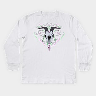 Aries Feminine Tribal Kids Long Sleeve T-Shirt